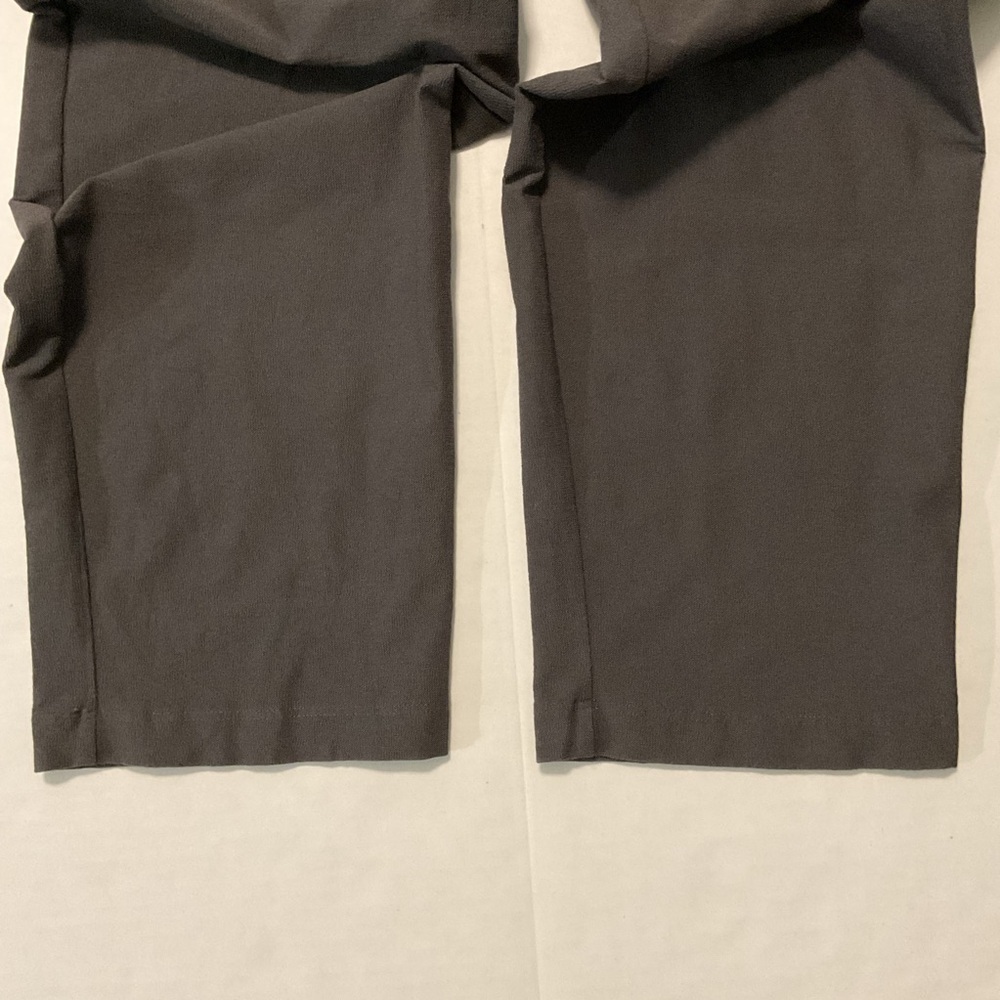 Eileen Fisher Women’s Pull-On Stretch Crepe Ankle Pants Dark Gray - Picture 7 of 9